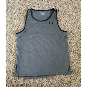Under Armour Men's Gray Black The Tech Tank Size Medium